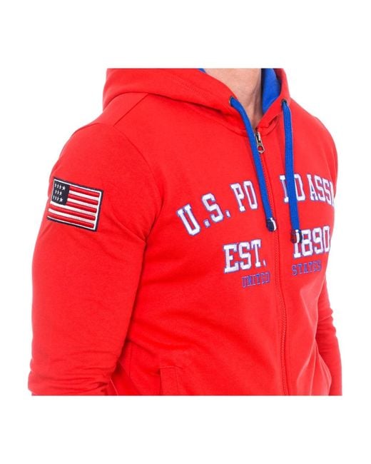 Zip-Throughs U.S. POLO ASSN. de hombre de color Red