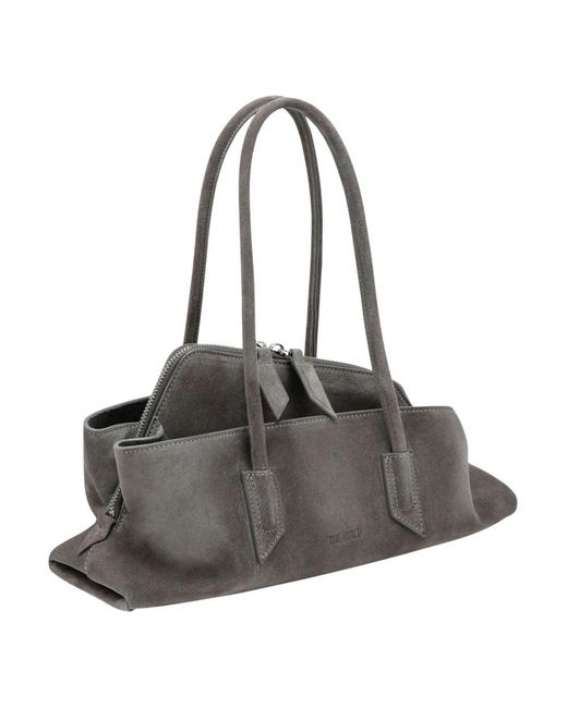 The Attico Gray Shoulder Bags