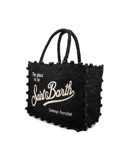 Mc2 Saint Barth Black Shopping Bags