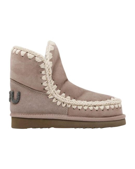 Mou Brown Winter Boots