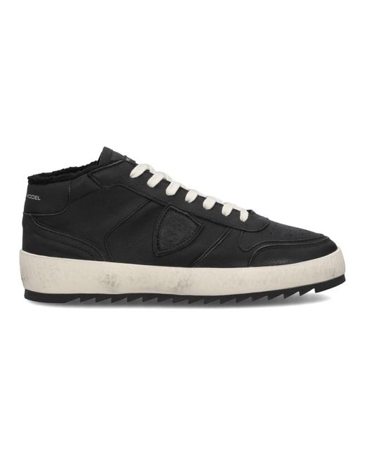 Sneakers di Philippe Model in Black da Uomo