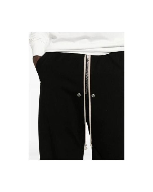 Rick Owens Black Sweatpants for men