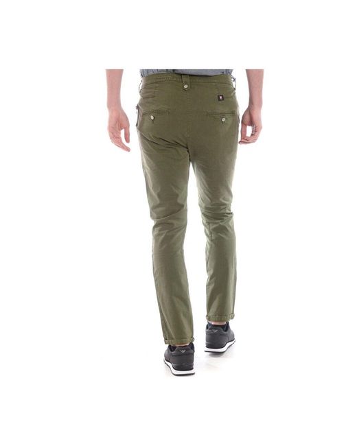 Chinos Daniele Alessandrini de hombre de color Green
