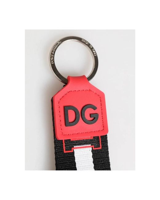 Dolce & Gabbana Red Keychains for men