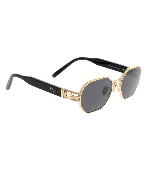 Sunglasses Fred de color Metallic