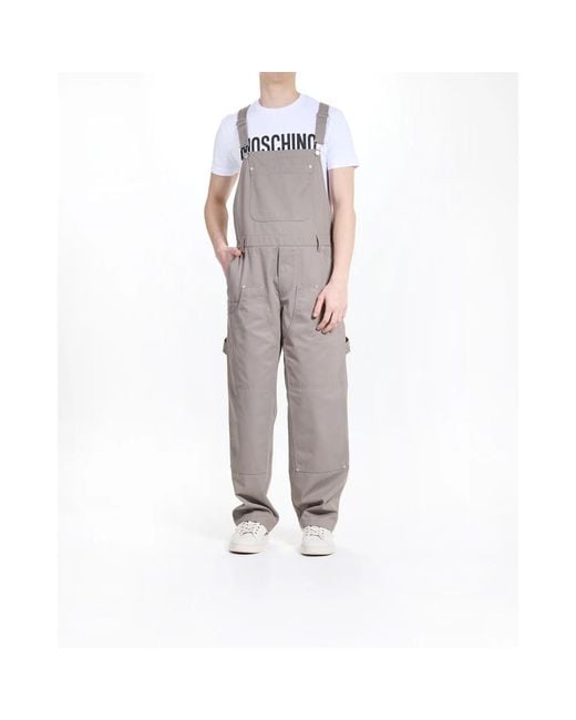 Moschino Gray Jumpsuits for men
