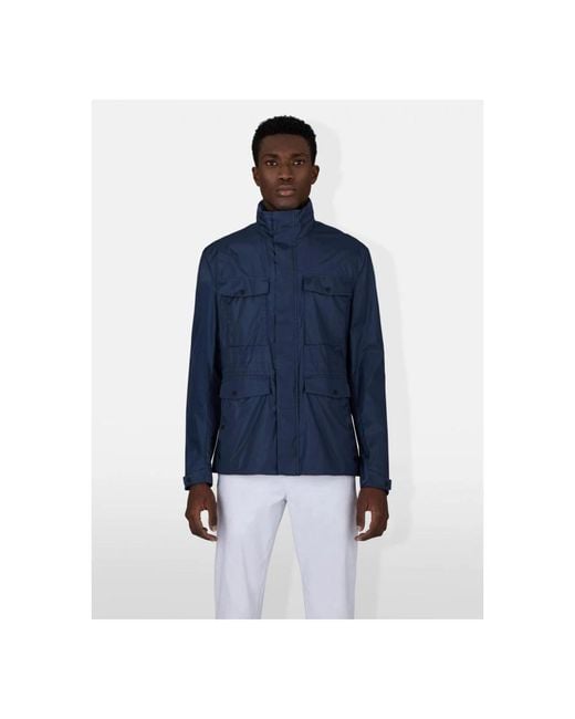 Save The Duck Blue Light Jackets for men