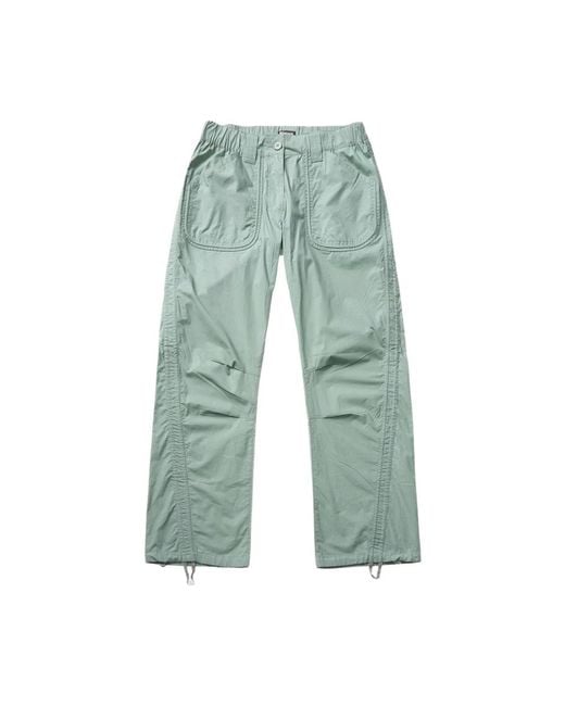 Blauer Groene Cargo Broek Met Rechte Pijpen in het Green