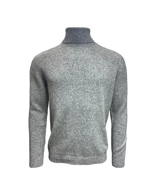 Roberto Collina Gray Turtlenecks for men