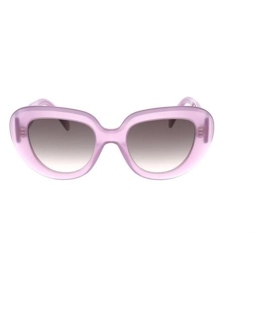 Céline Accessoires ,Roze ,Stijlvolle Zonnebril Met Uniek Design in het Pink