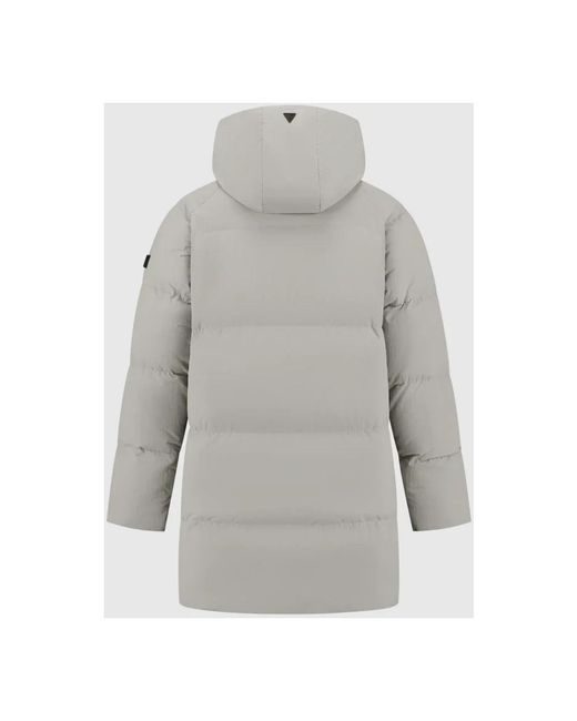 Pure Path Gray Parkas for men
