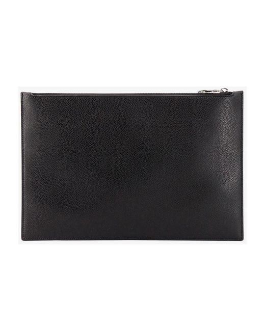 McQueen Accessoires ,Zwart ,Leer Leren Kaarthouderportemonnee Met Rits in het Black voor heren
