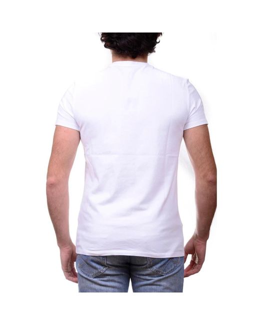 Armani Jeans White T-Shirts for men