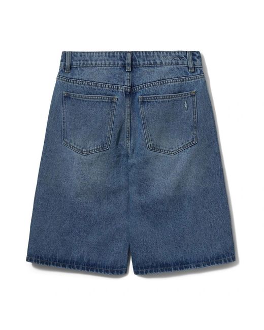 Sofie Schnoor Blue Denim Shorts