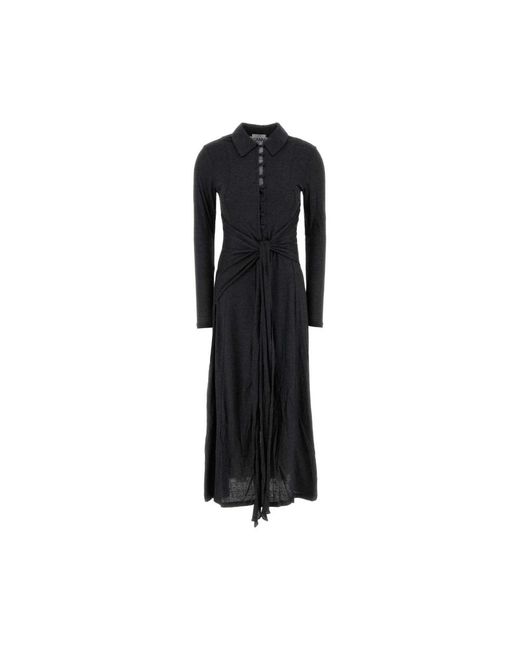 Ganni Black Maxi Dresses