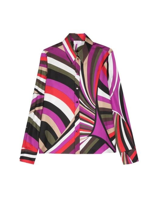 Emilio Pucci Pink Shirts