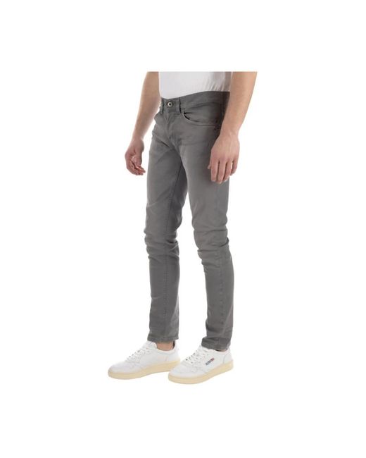 Dondup Gray Slim Fit Jeans for men
