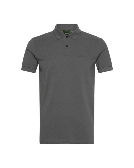 HUGO Gray Polo Shirts for men