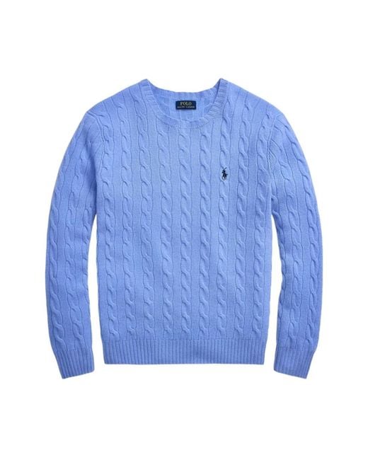 Polo Ralph Lauren Blue Round-Neck Knitwear for men