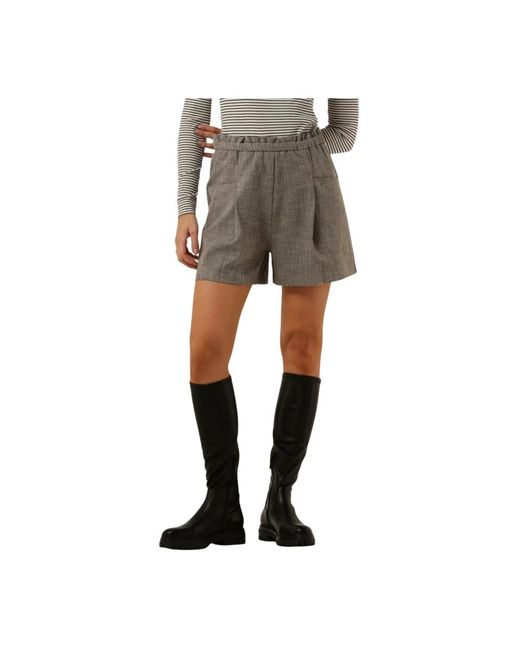 RUBY TUESDAY Korte Broeken ,Zwart ,Katoen Short Shorts in het Gray
