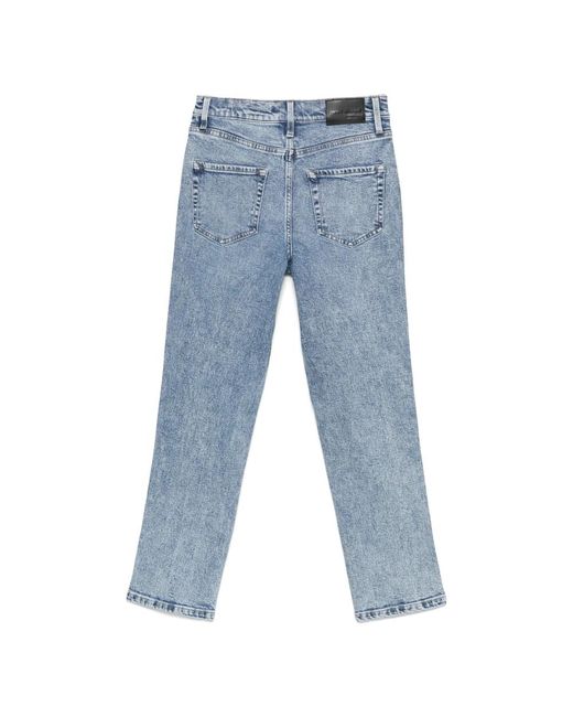 DKNY Jeans ,Blauw ,Katoen Blauwe Slim Straight Jeans Casual Stijl in het Blue