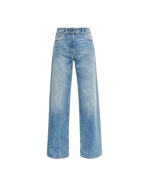 Versace Blue Wide Jeans