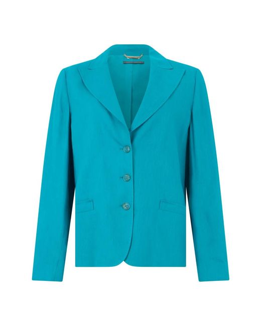 Alberta Ferretti Elegant Jas in het Blue