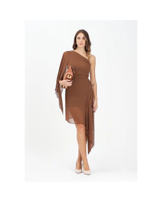 alma sanchez Brown Party Dresses