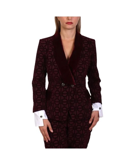Elisabetta Franchi Red Blazers