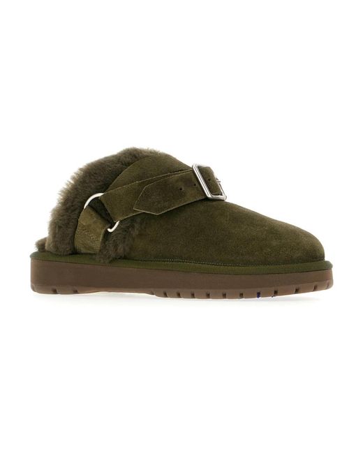 Burberry Green Hausschuhe