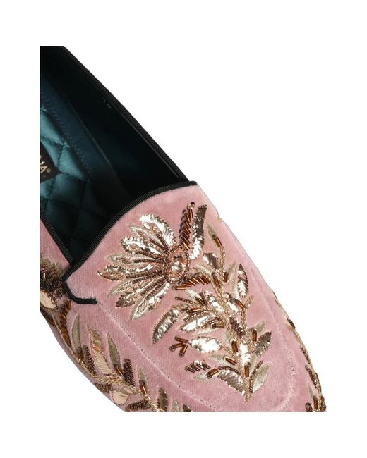 Dolce & Gabbana Pink Loafers for men