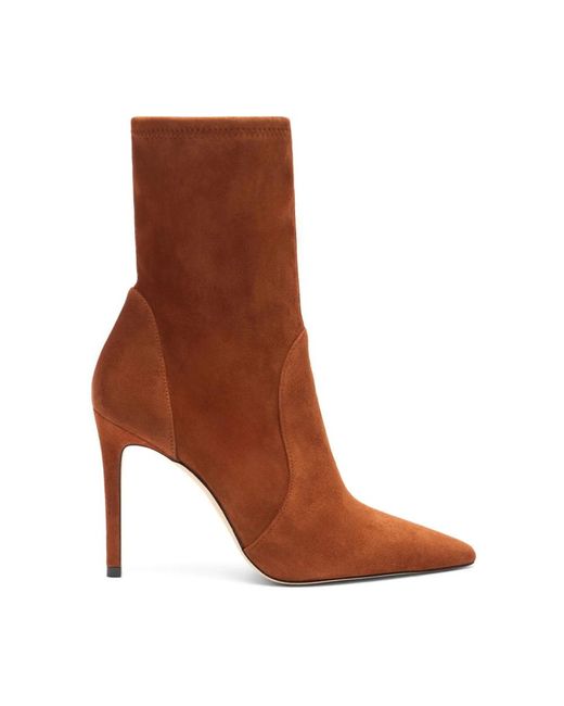 Stuart Weitzman Brown Heeled Boots