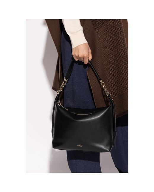 Furla Black Shoulder Bags