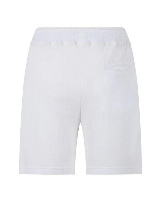 Fedeli White Casual Shorts for men