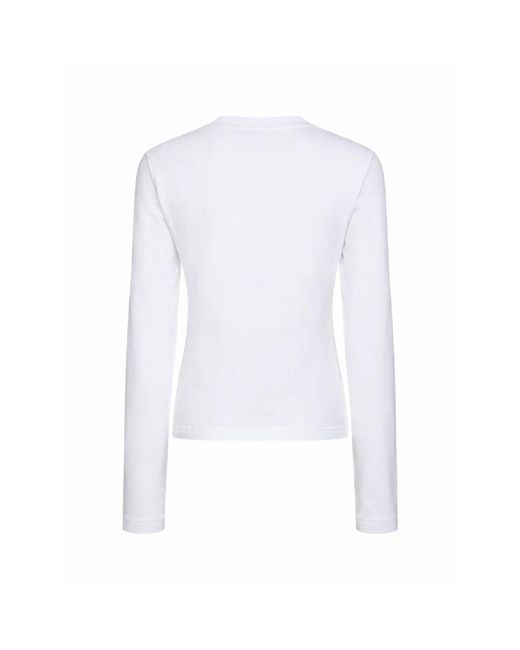 Jacquemus White Long Sleeve T-Shirts