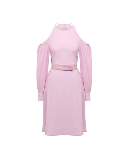Stella McCartney Pink Cut Shoulders Dress