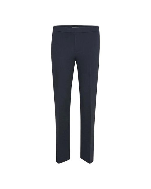 Straight Trousers Part Two de color Blue