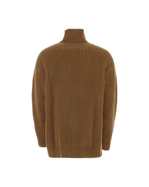 Jil Sander Brown Turtlenecks for men