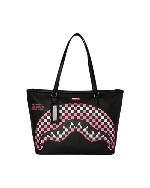 Sprayground Tote Bags in het Black