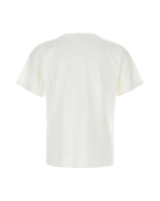 Bally Tops ,Wit ,Katoen Wit Katoenen T-Shirt in het White voor heren