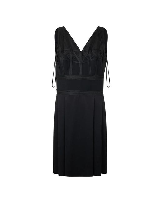 Alberta Ferretti Black Short Dresses