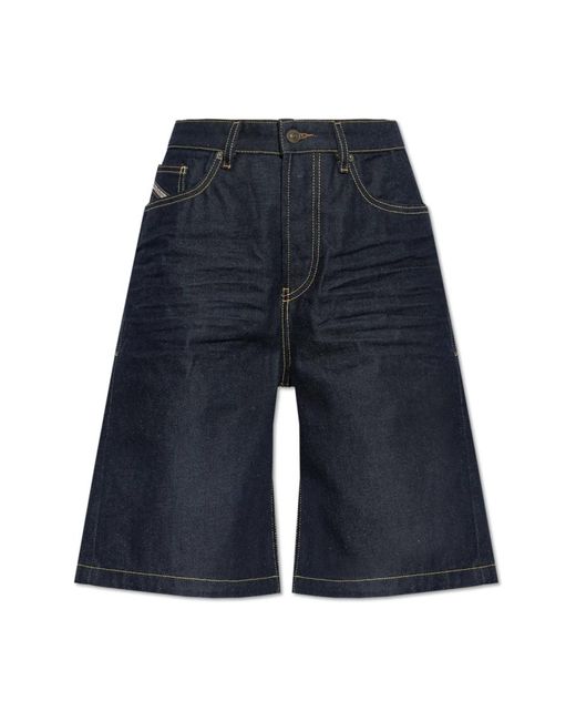 DIESEL Women's Blue Denim Shorts