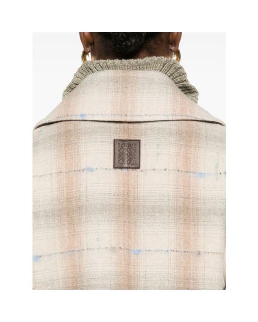 Loewe Natural Double-Breasted Coats