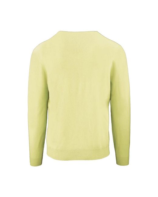 Knitwear > v-neck knitwear Malo pour homme en coloris Yellow