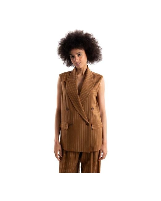 hinnominate Brown Vests