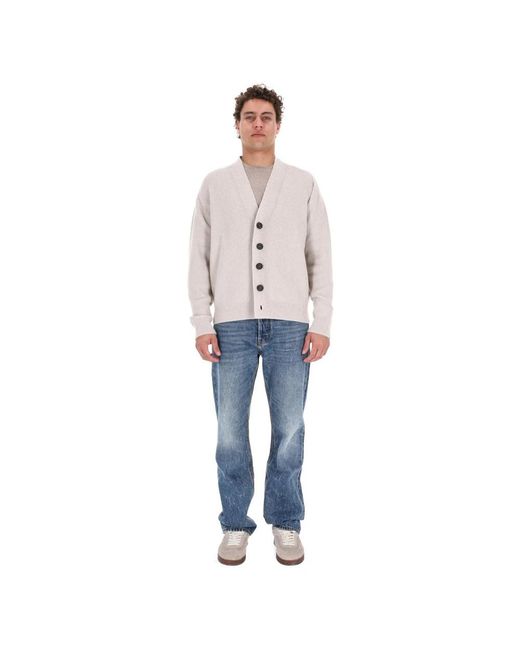 Drumohr Gray Cashmere Knitwear for men