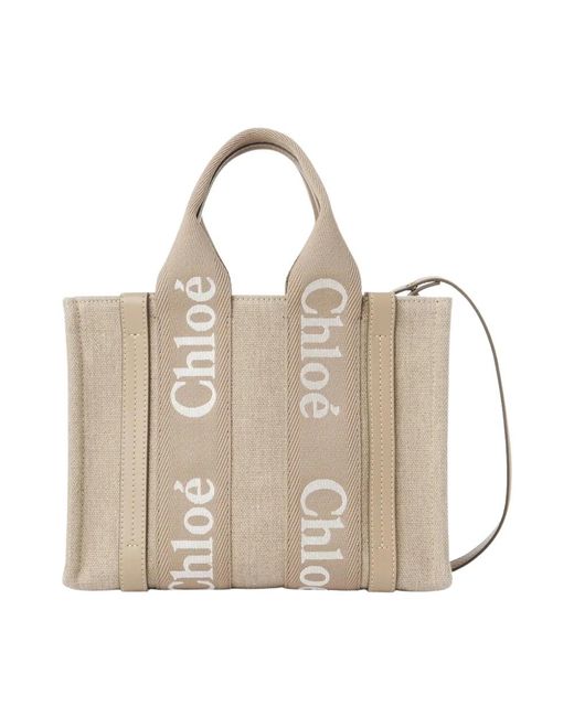 Chloé Natural Tote Bags