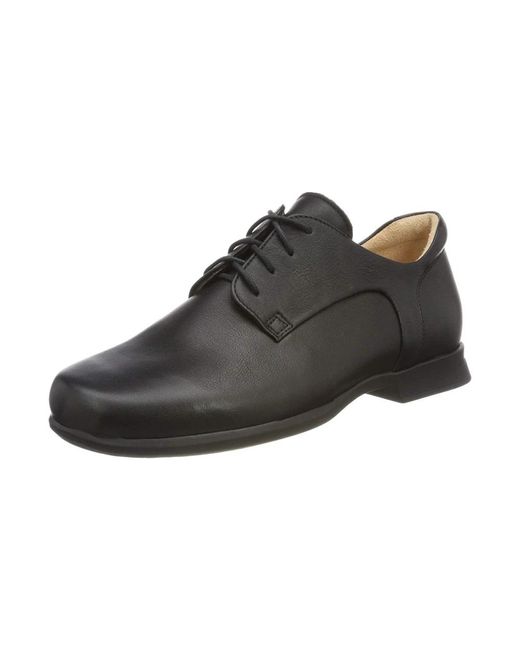 Think! Schwarze Schnürschuhe in Black für Herren