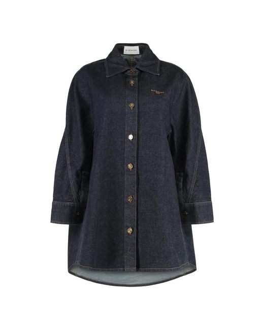 Givenchy Denim Shirts in het Blue