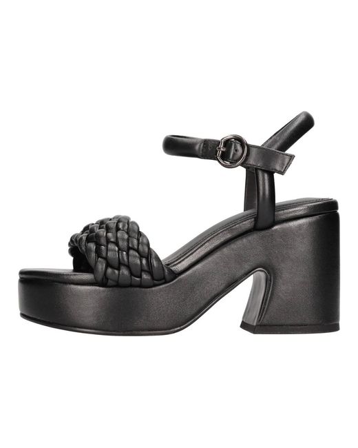 Ash Black High Heel Sandals
